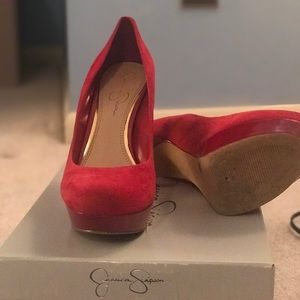 Jessica Simpson Faux Suede Heel